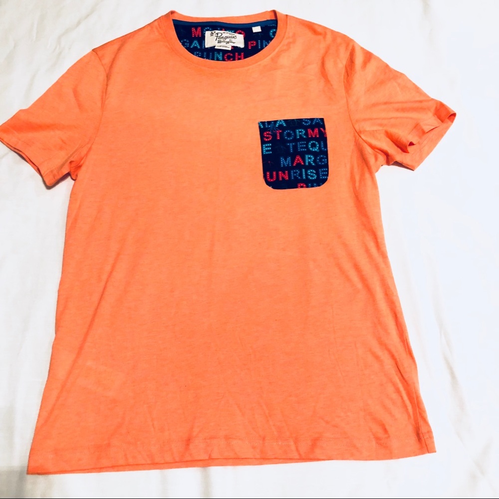 PENGUIN Original Chest Pocket Crew Neck T SHIRT